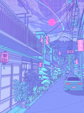 Blue Pastel Aesthetic Wallpaper