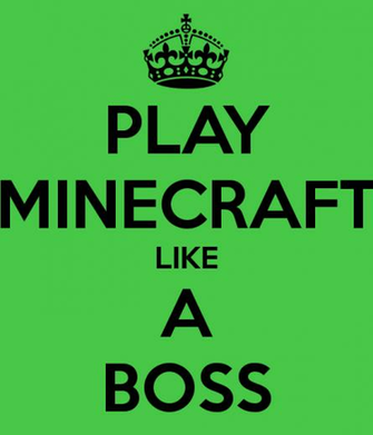 Play Minecraft Like A Boss Keep Calm And Carry On Image Generator