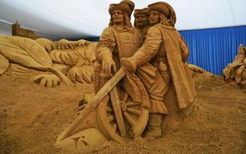 The Three Musketeers Wallpaper Stock Photos
