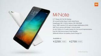 Xiaomi Unveils Mi Note And Pro Inch High End Goodness