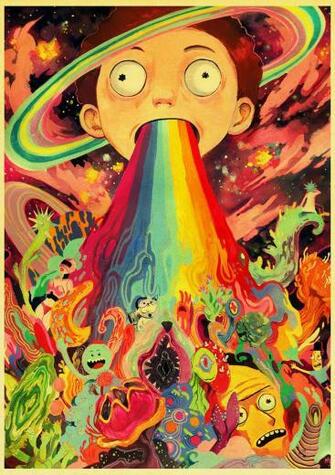 Retro Rick And Morty Wallpaper On