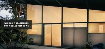Shades Shutters For Angled Window Village Paint Wallpaper