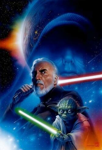 Count Dooku Yoda Darth Sidious Background Star Wars