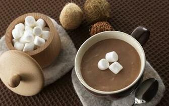 Chocolate Marshmallow Wallpaper