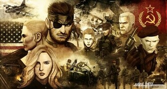 Metal Gear Solid Snake Eater Poster By Amirulhafiz