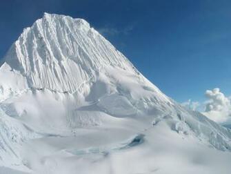 Ice Snowy Rocks Mountains HD Background Wallpaper Widescreen High