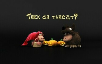 Trick Or Treat Wallpaper Holidays Sheep