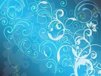 Blue Floral Background