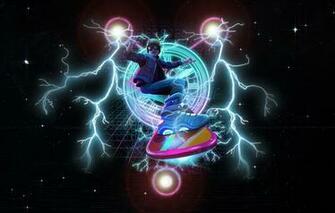 Wallpaper Stars Zipper Art 80s Neon Back To The Future S