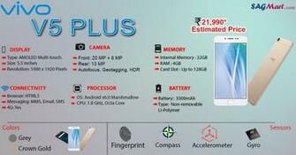 Vivo V5 Plus 20mp 8mp Dual Front Selfie Camera Best
