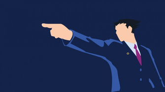 Phoenix Wright Minimalist Wallpaper By Oldhat104