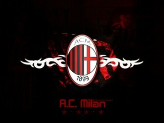 Ac Milan Design Logo HD Desktop Wallpaper Cool