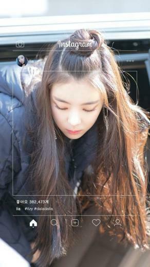 Itzy Lia Wallpaper Cabelo Feminino Coreana
