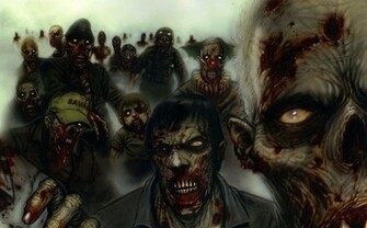 Zombie Computer Wallpaper Desktop Background Id