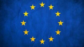 Wallpaper European Union Flag Stars Europe Texture HD Picture