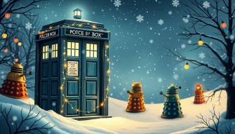 Dr Who Christmas Wallpaper