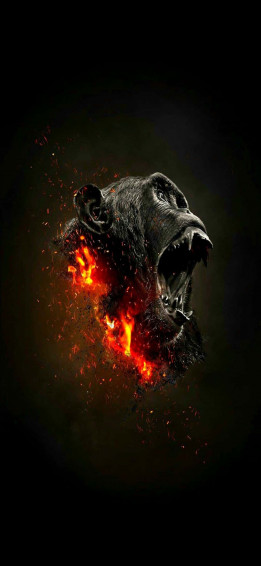 The Strikingly Beautiful iPhone X Gorilla Wallpaper Perfect