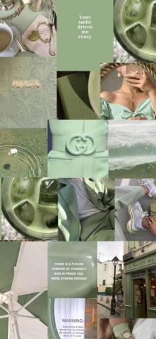 Collage Wallpaper Ideas Mint Green Idea iPhone