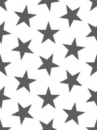 Lucky Star Wallpaper In Charcoal By Marley Malek Kids