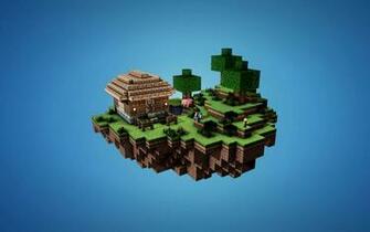 Island Minecraft Wallpaper Desktop HD