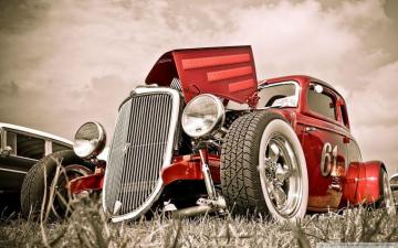 Hot Rod Car Ultra HD Desktop Background Wallpaper For 4k UHD Tv
