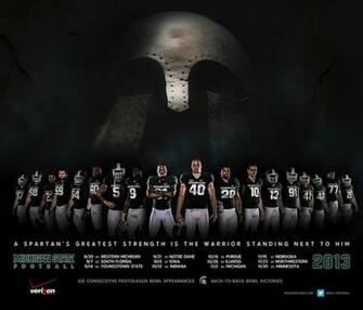 Michigan State Football Releases Schedule Poster Senior Lb Max