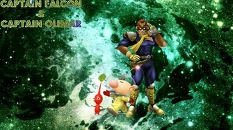 Captain Falcon And Olimar Wallpaper By Roxy1049