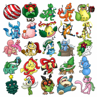 Pin Pok Mon Christmas Wallpaper