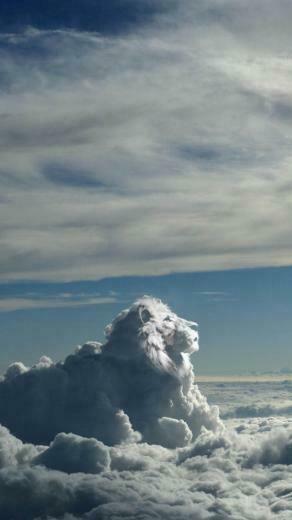 Lion King Cloud Wallpaper iPhone