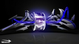 Graffiti Technica Wallpaper