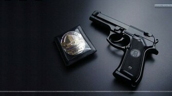 Gun Police Wallpaper Badge Screen Savers Screensavers
