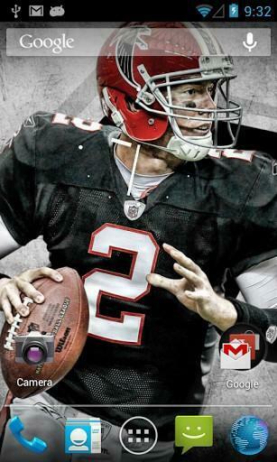 Atlanta Falcons Wallpaper Featuring Matt Ryan Roddy White And