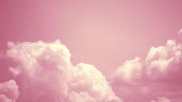 Background Pink Clouds Wallpaper