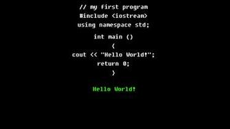 Technology Programming Program Black Green Wallpaper