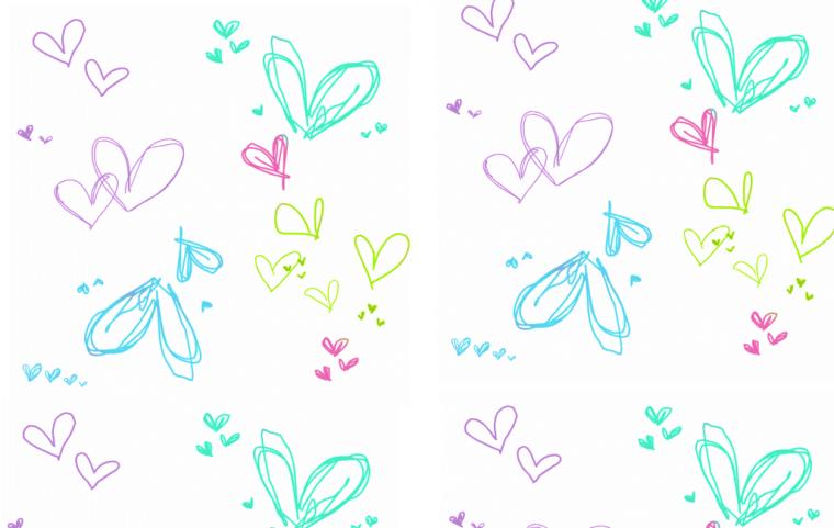 Cute Heart Background