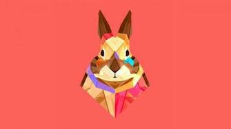 Justin Maller Abstract Animals Bunnies Digital Art Wallpaper