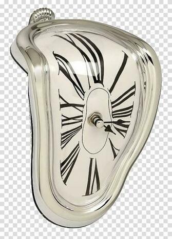 The Persistence Of Memory Mantel Clock Burning Giraffe