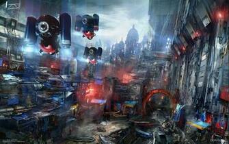 Cityscapes Futuristic Wallpaper HD