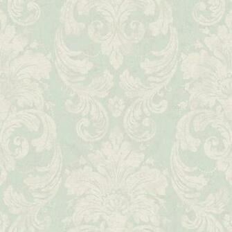 Blue Velvet Damask Wallpaper Wall Sticker Outlet