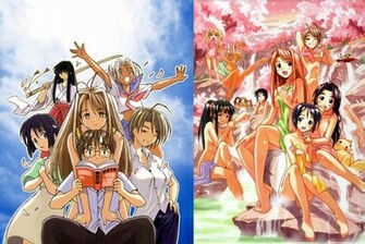 Wallpaper Love Hina Fond D Cran Photos