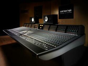 Music Studio Mixing Tables Sound Wallpaper