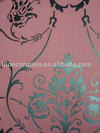 Wallpaper Nonwoven Flocking Home Decoration Buy