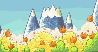 Environment Study Yoshi S Island Hey Friends