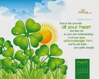 Year Bible Verse Greetings Card Wallpaper February