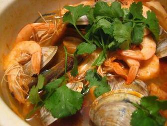 Seafood Tom Yum Wallpaper HD Full Size