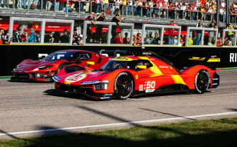 Watch Ferrari S 499p Lmh Hit Imola Circuit