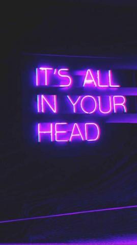 Phone Wallpaper Dumb No Purple Neon Quotes