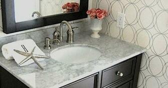 Graham Brown Darcy White Silver Wallpaper Carrara Marble