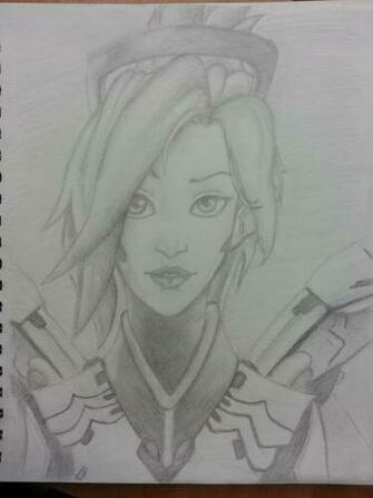 Art Drawings Games Segelin Game Mercy Overwatch