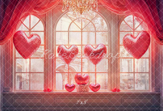 Kate Valentine Love Balloon Window Room Backdrop Designed By Chain Pho